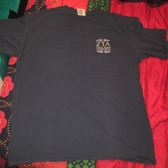 Comfort Colors Tops - Univ of Arkansas Zeta Tau Alpha 2014 Formal Shirt Comfort Colors Tops - Univ of Arkansas Zeta Tau Alpha 2014 Formal Shirt